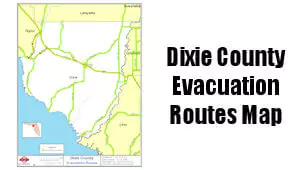 Dixie Evacuation Route Map